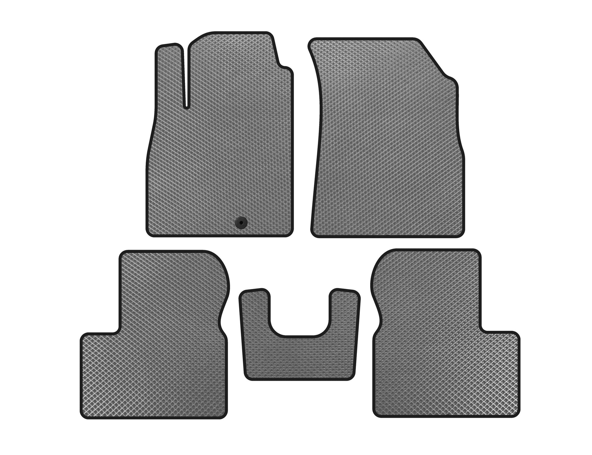 EVA Floor Mats (Gray) for Nissan Micra K13 2011-2016 - image 1