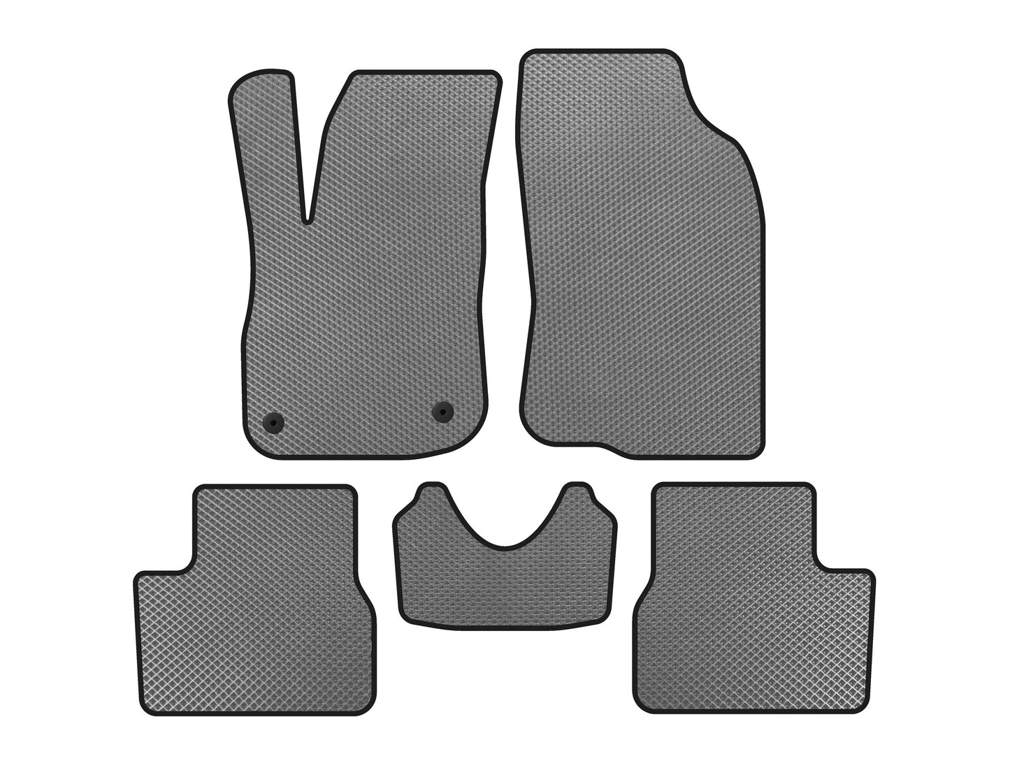 EVA Floor Mats (Gray) for Peugeot 2008 2013-2019 - image 1