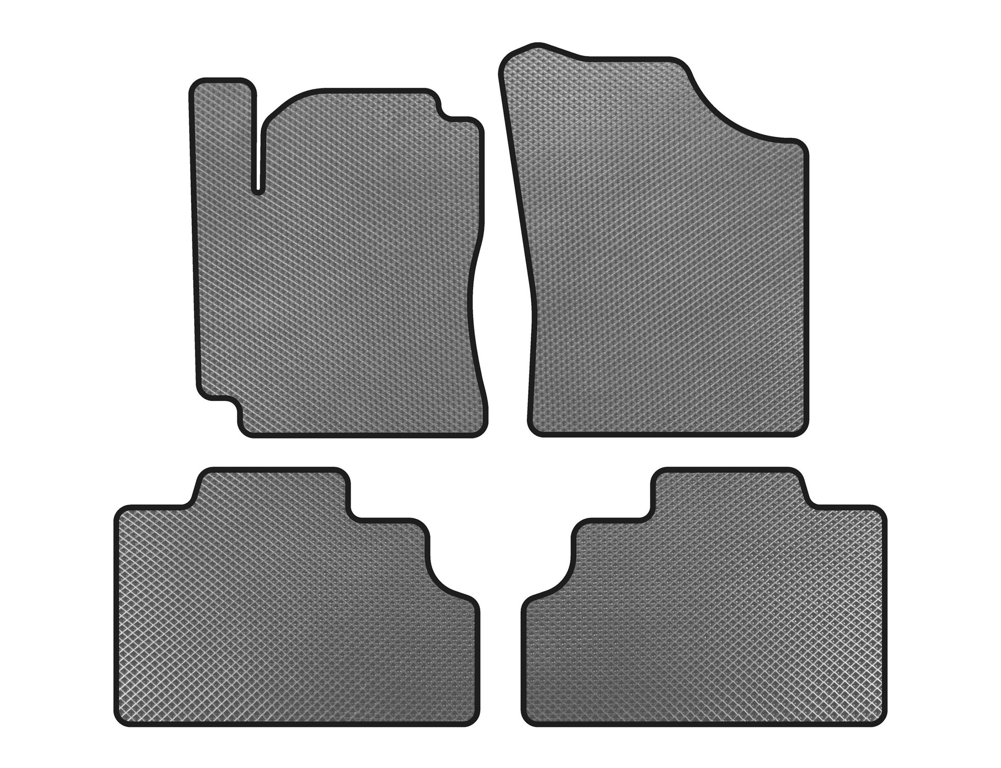 EVA Floor Mats (SD, Gray) for Geely CK-2 2008-2016 - image 1