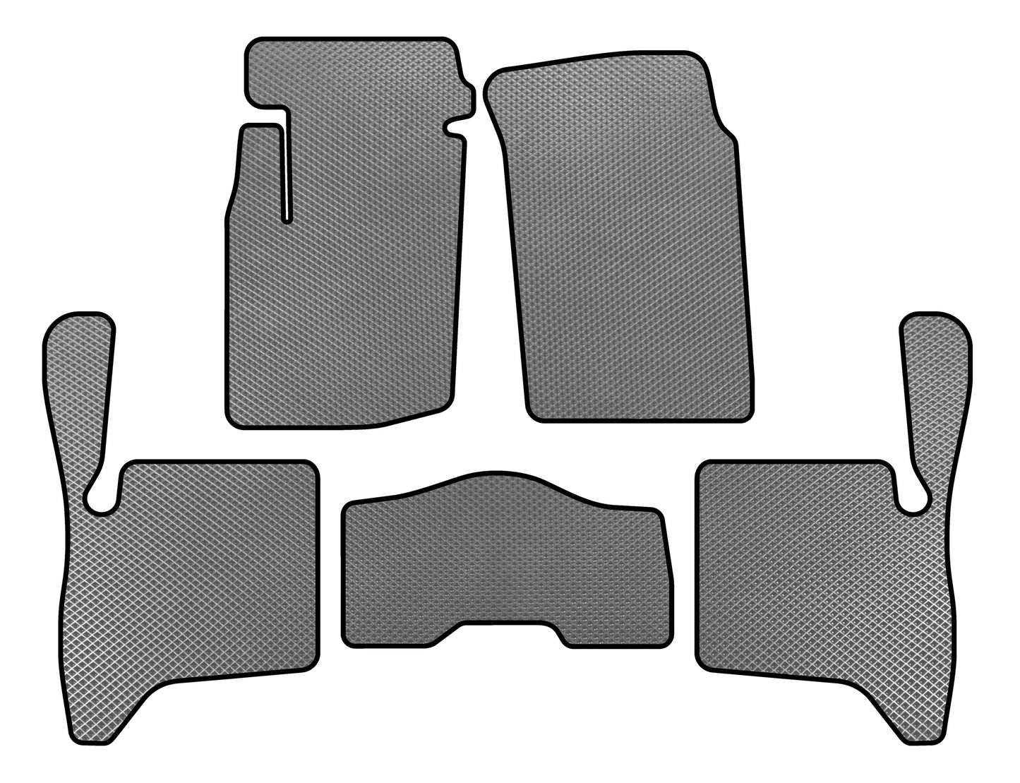 EVA Floor Mats (3-Door, Gray) for Suzuki Vitara 1998-2006 - image 1