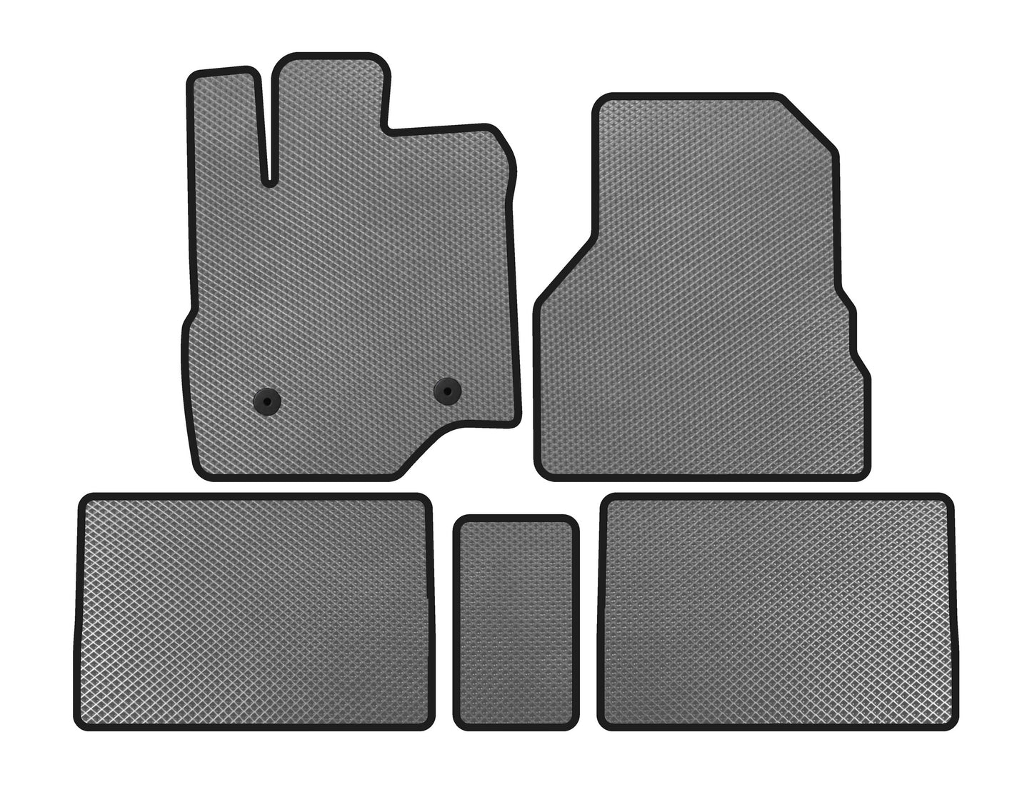 EVA Floor Mats (Gray) for GMC Terrain 2009-2017 - image 1