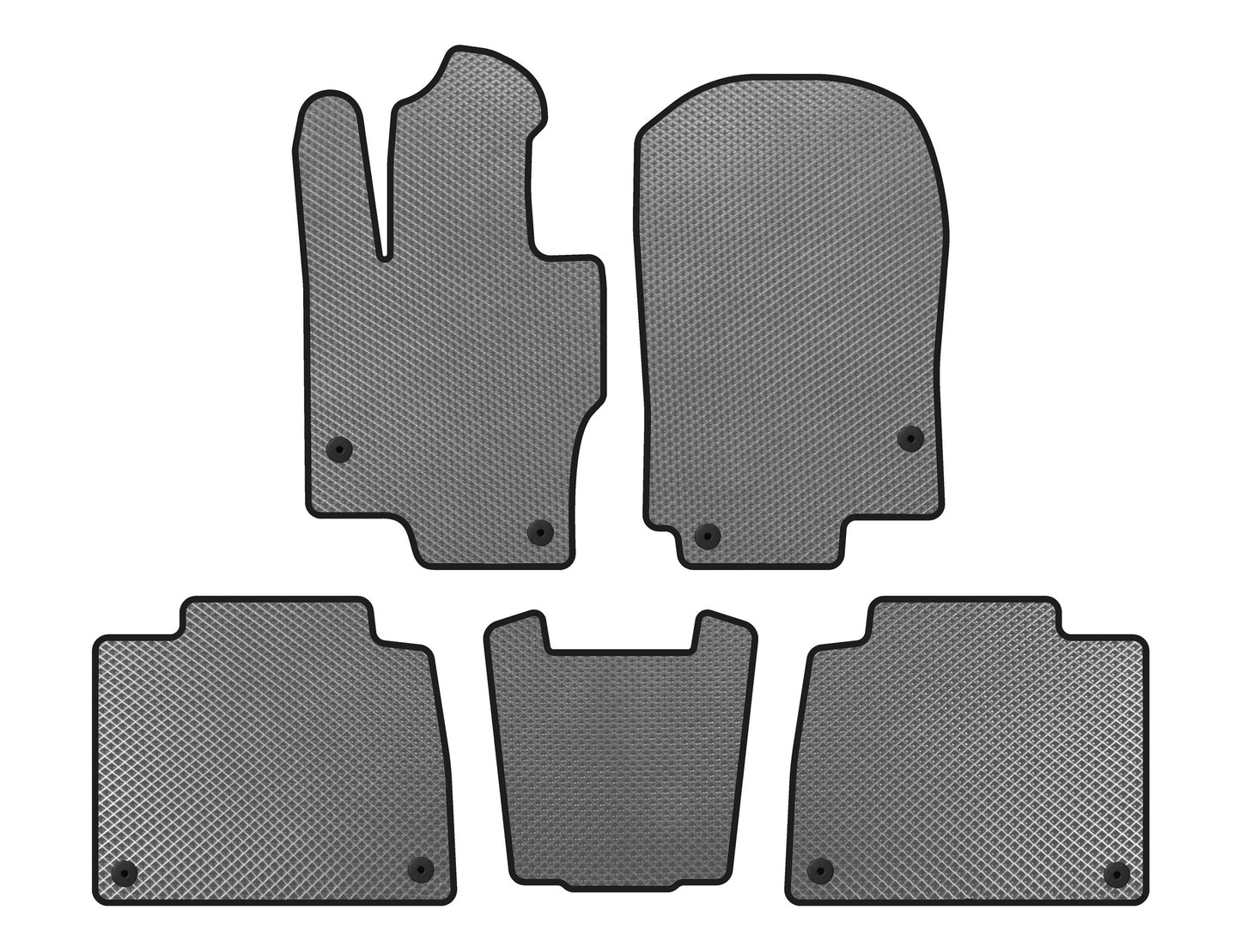 EVA Floor Mats (Gray) for Mercedes GLE W167 2018- - image 3