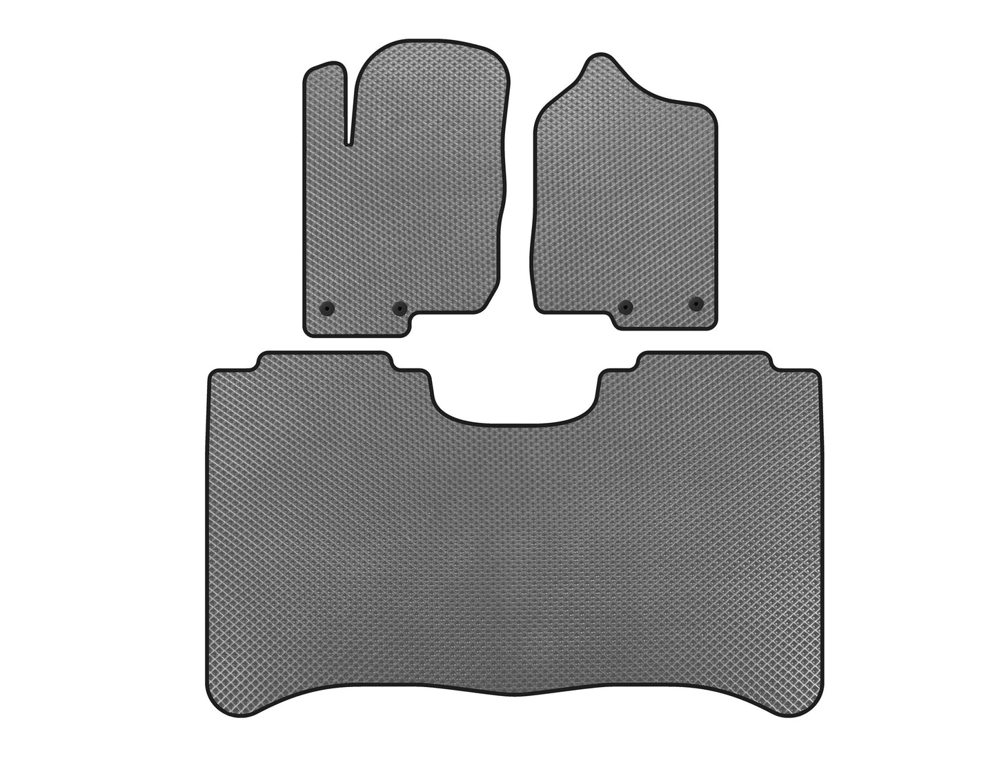 EVA Floor Mats (Gray) for Nissan Titan 2004-2011 - image 1