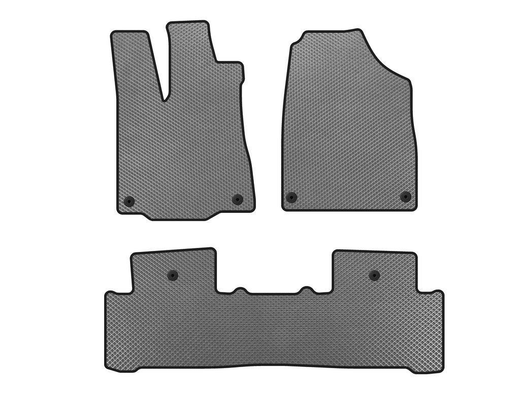EVA Floor Mats (2 Rows, Gray) for Acura MDX 2013-2020 - image 1