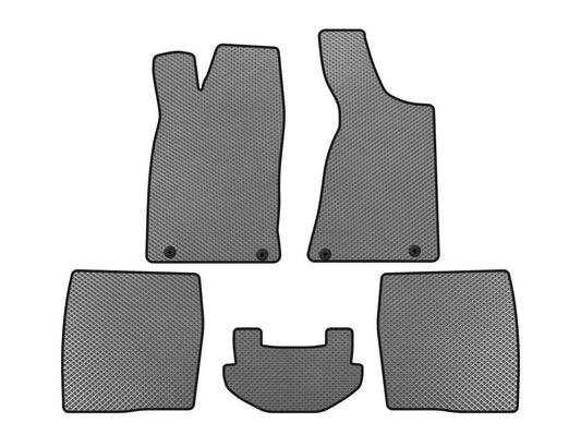 EVA floor mats (1987-1991, Sedan, Grey) for Audi 80/90 1987-1996 - image 1