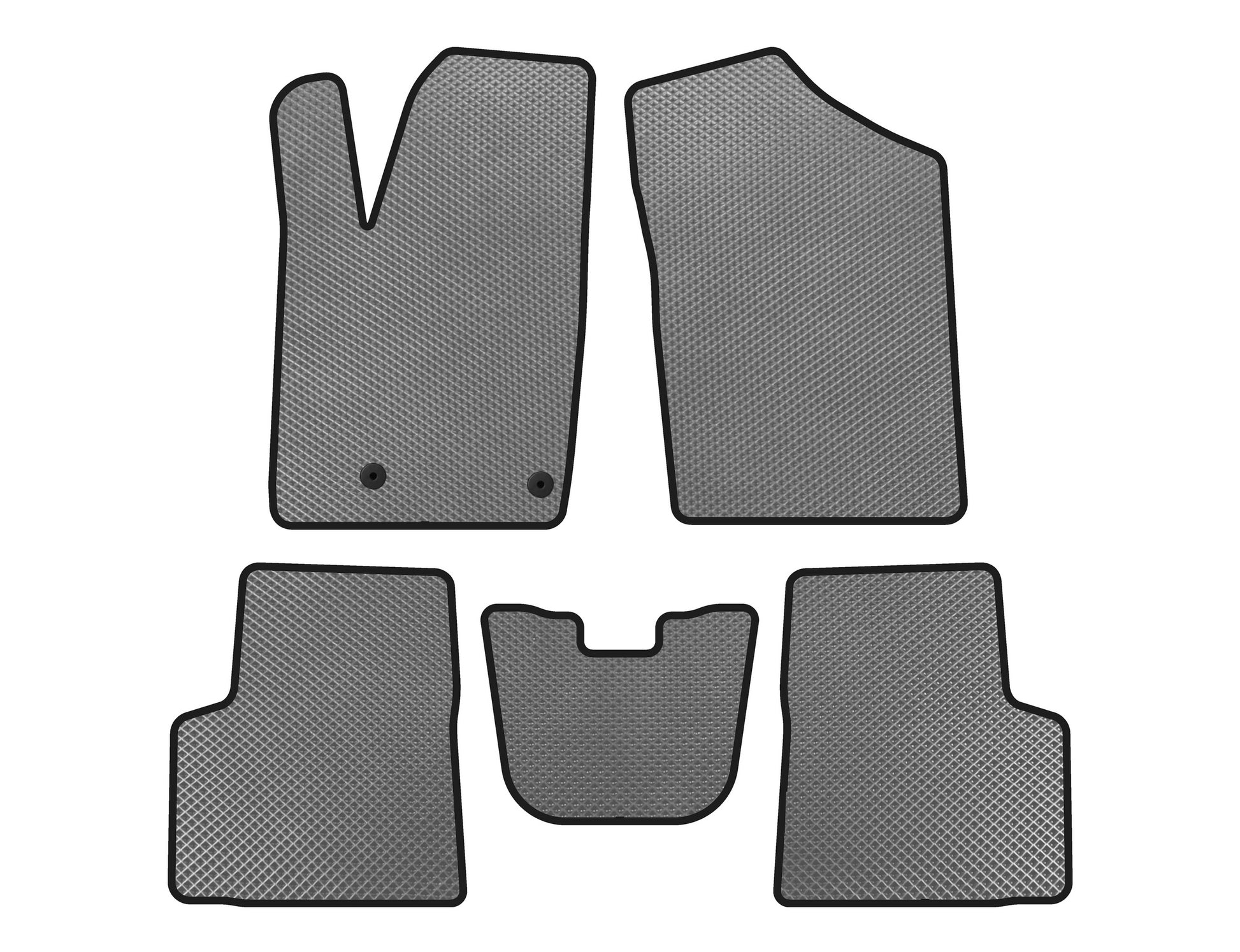 EVA Floor Mats (Gray) for Peugeot Partner 1996-2008 - image 1