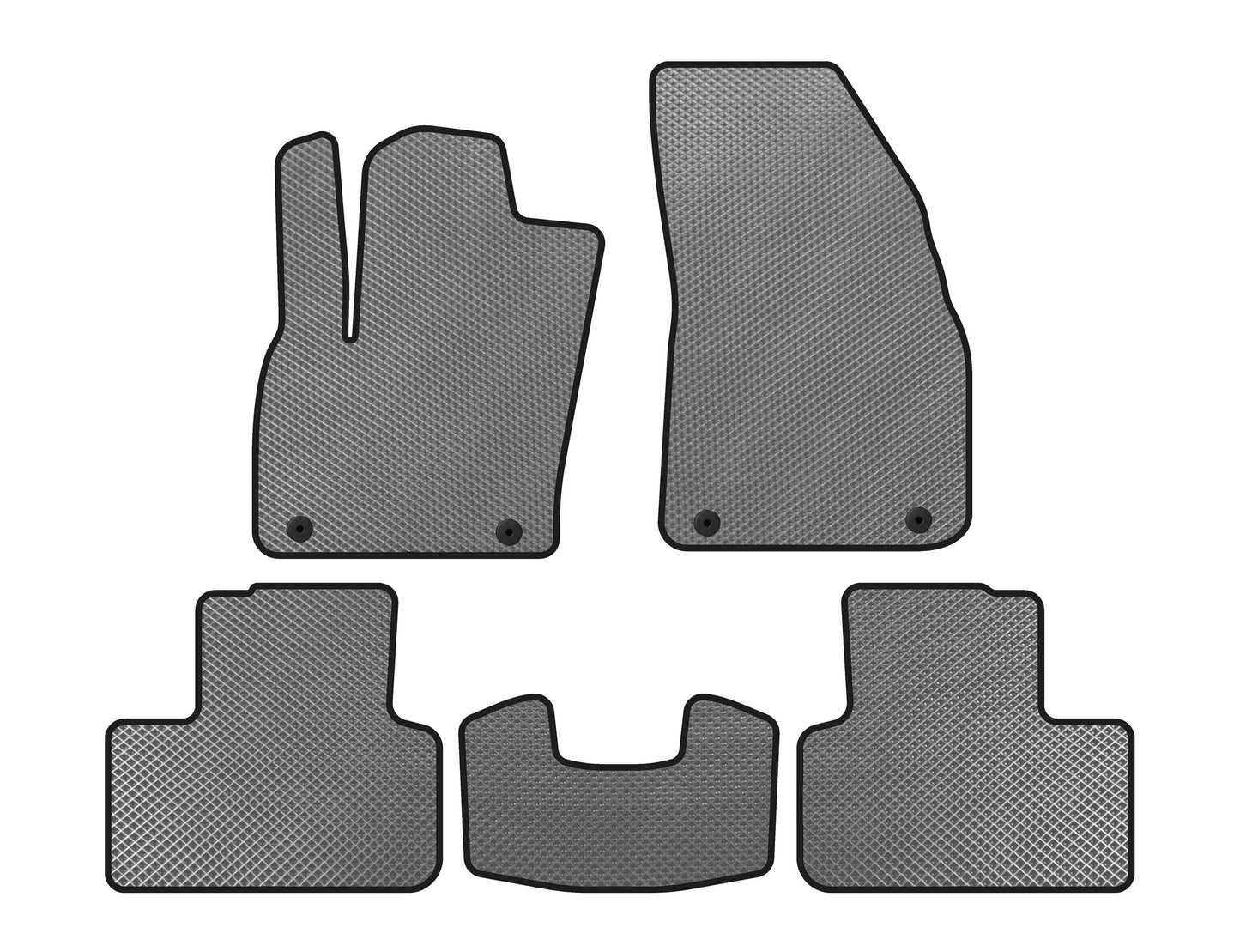 EVA Floor Mats (Gray) for Volvo XC40 2018- - image 5