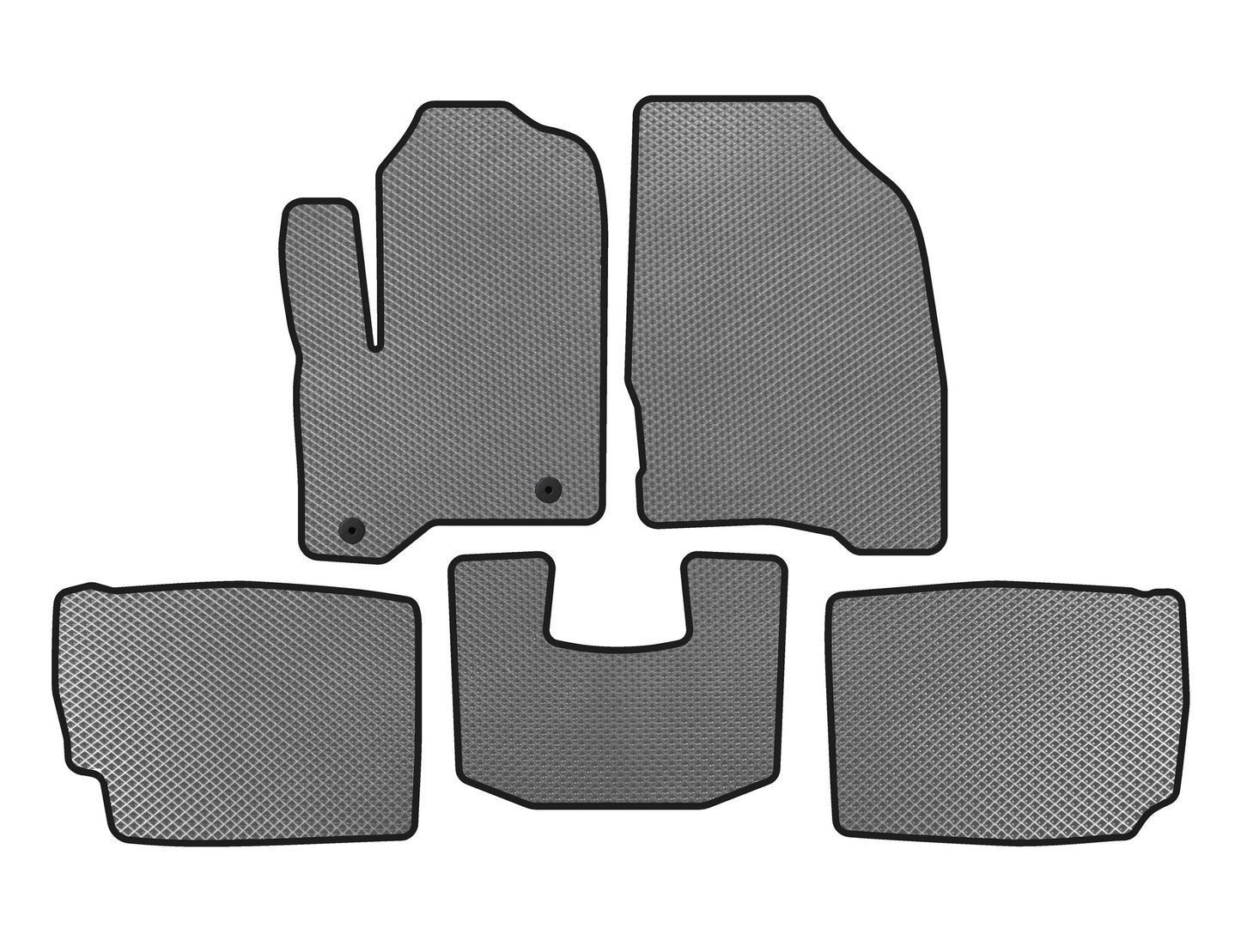 EVA Floor Mats (2010-2012, Gray) for Ford Taurus 2010-2019 - image 1
