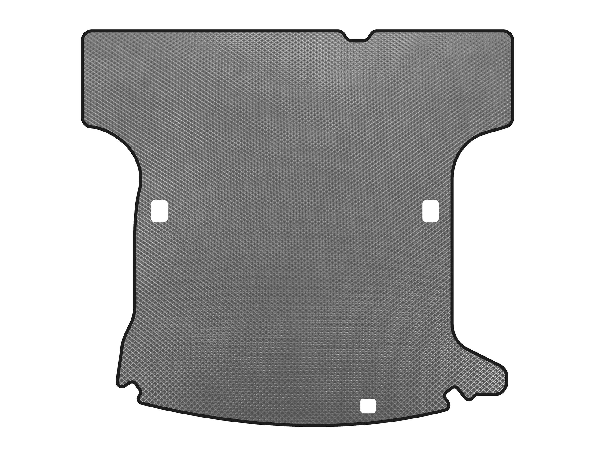 Trunk Mat (2005-2009, SW, 5-Seater, Grey) for Renault Logan I 2005-2008 - image 1