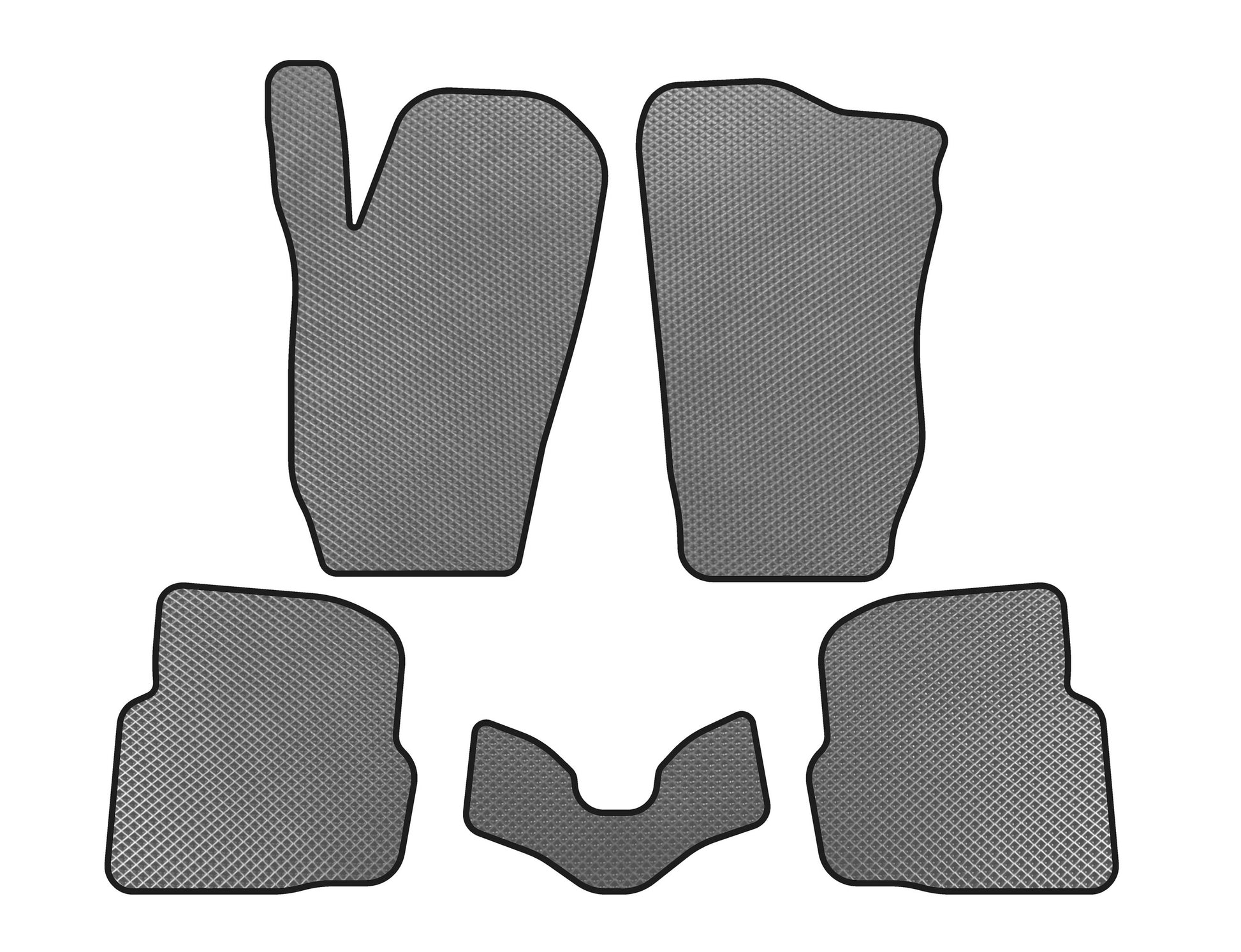 EVA Floor Mats (SD, Gray) for Seat Cordoba 2000-2009 - image 1