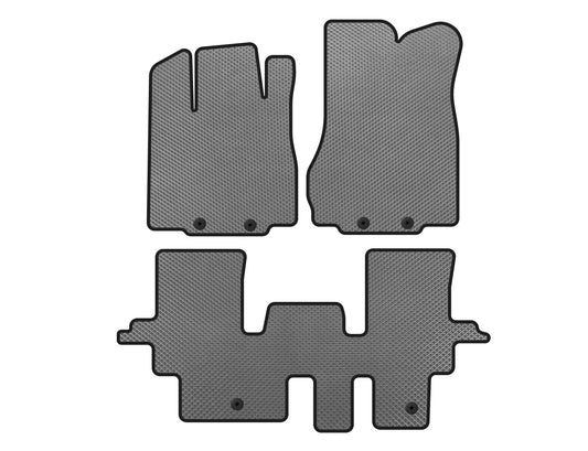 EVA Floor Mats (2 Rows, Gray) for Infiniti QX60 2016-2021 - image 1