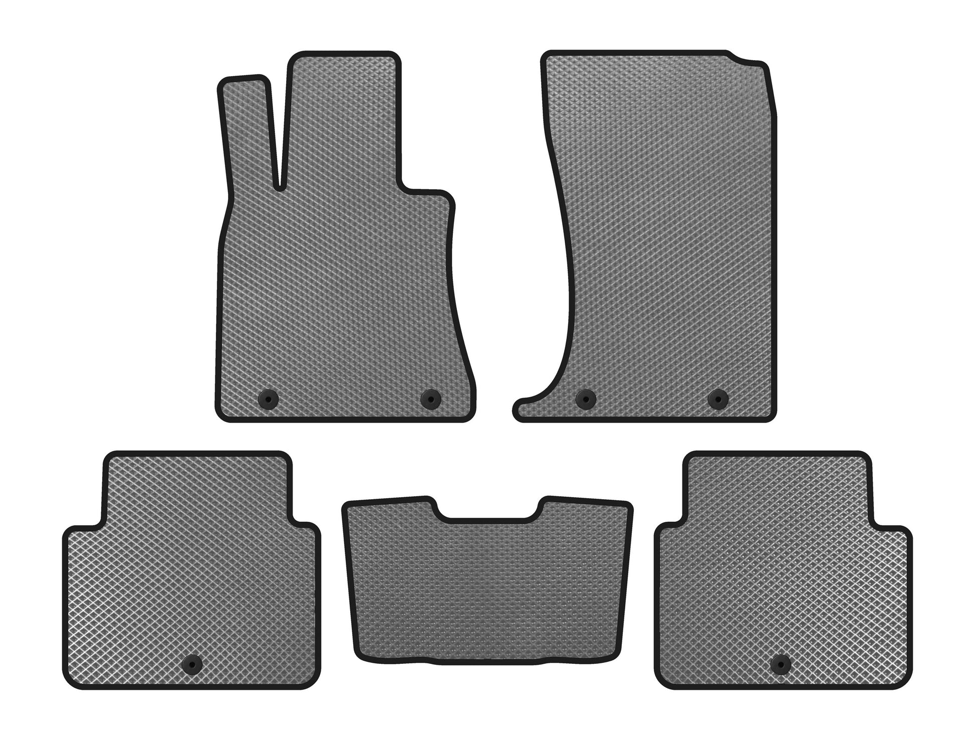 EVA Floor Mats (SD, Gray) for Hyundai Genesis DH 2013-2016 - image 1