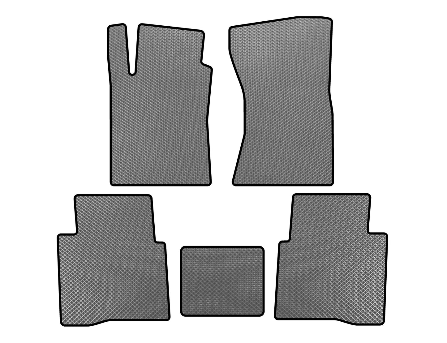 EVA Floor Mats (Gray) for Toyota Fortuner 2006-2015 - image 1