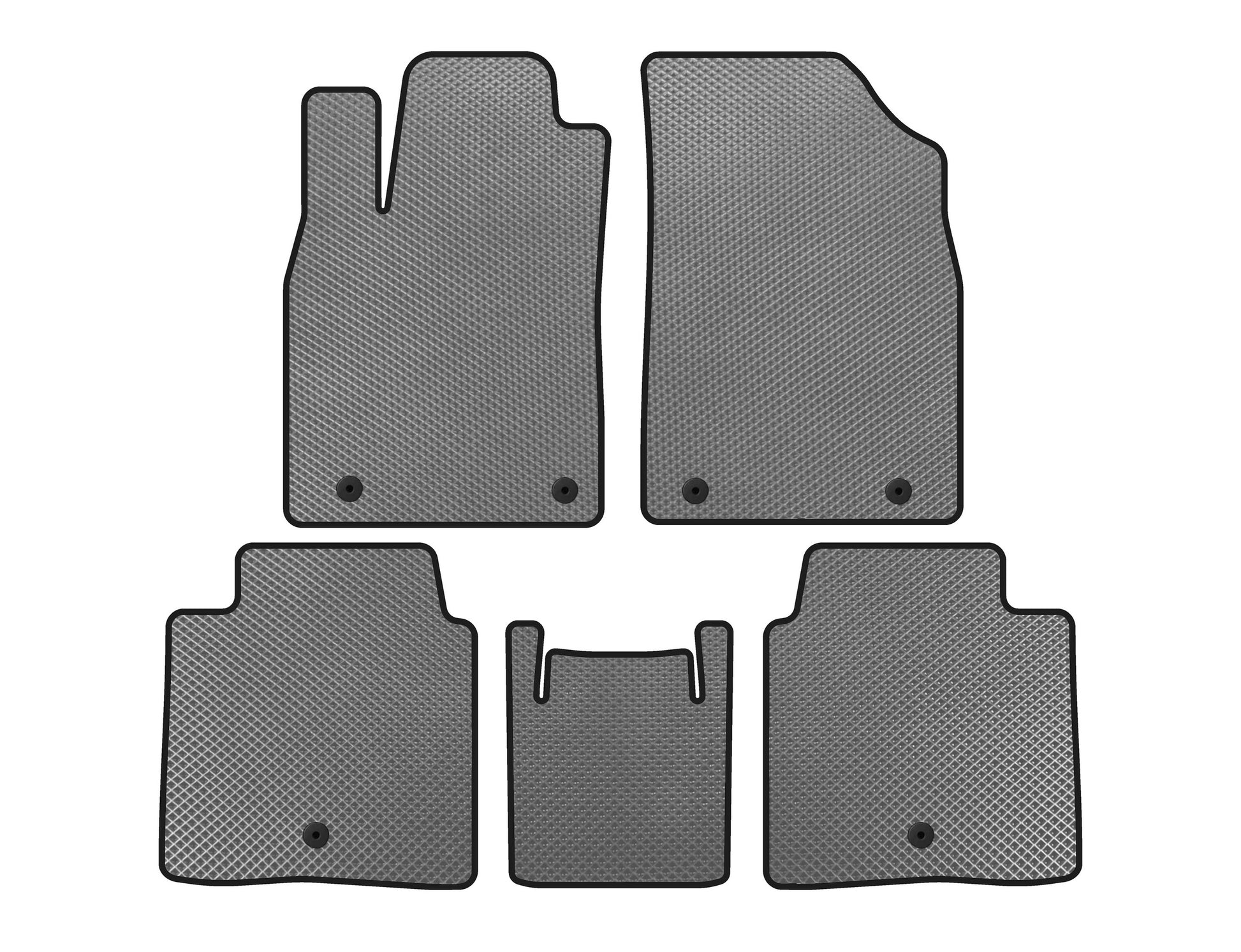 EVA Floor Mats (SD, Hybrid, Gray) for Lexus ES 2012-2018 - image 1