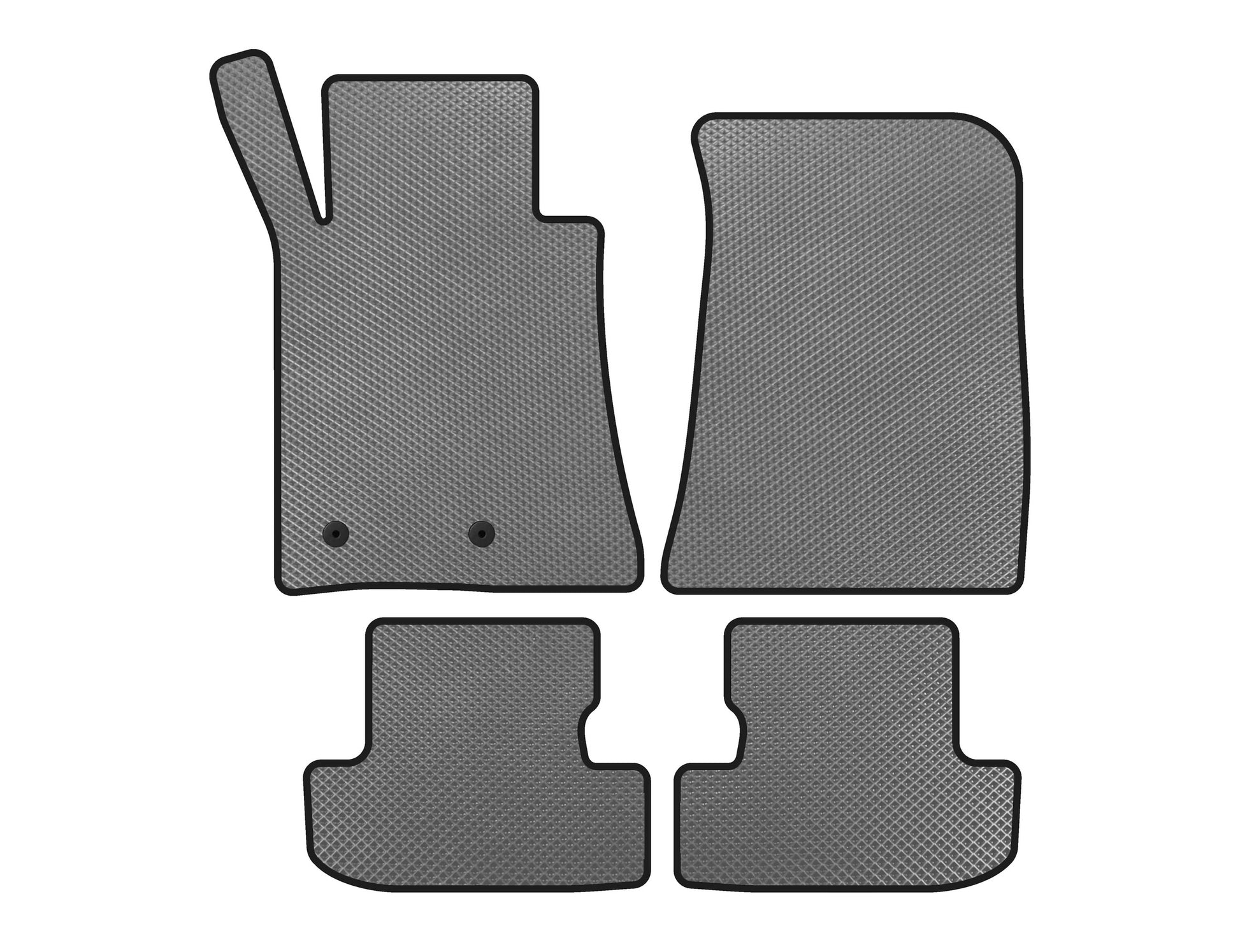EVA Floor Mats (Coupe, Gray) for Ford Mustang 2015-2023 - image 1