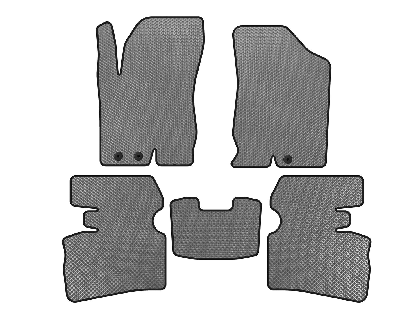 EVA Floor Mats (SW, Gray) for Hyundai I-30 2007-2011 - image 1