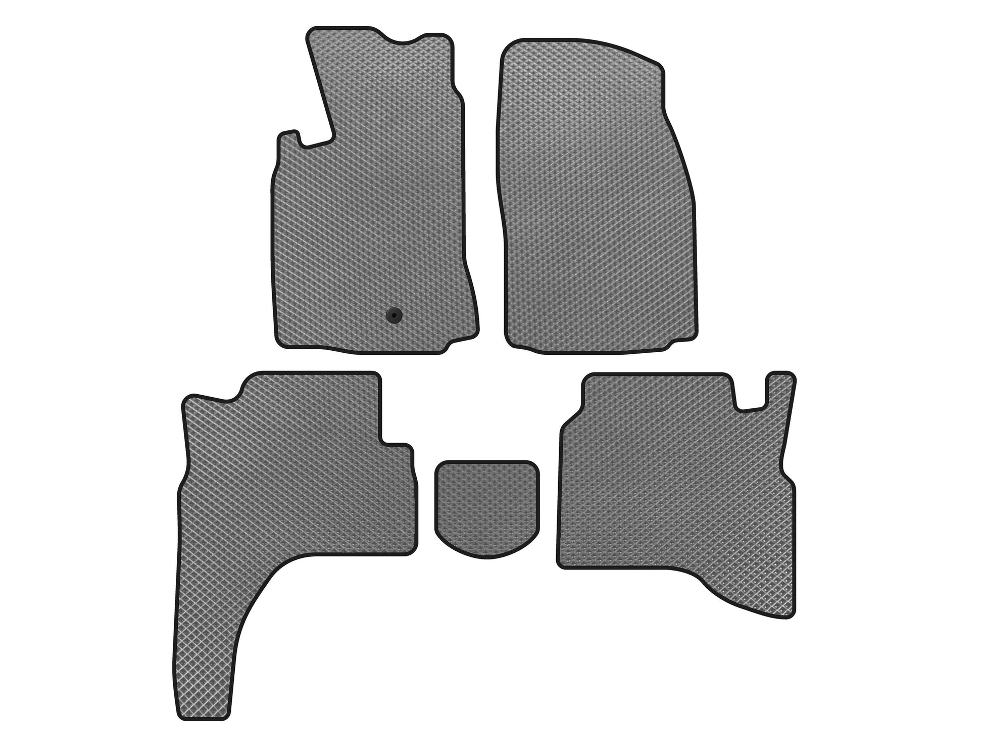 EVA Floor Mats (Gray) for Mitsubishi Pajero Sport 1996-2007 - image 1