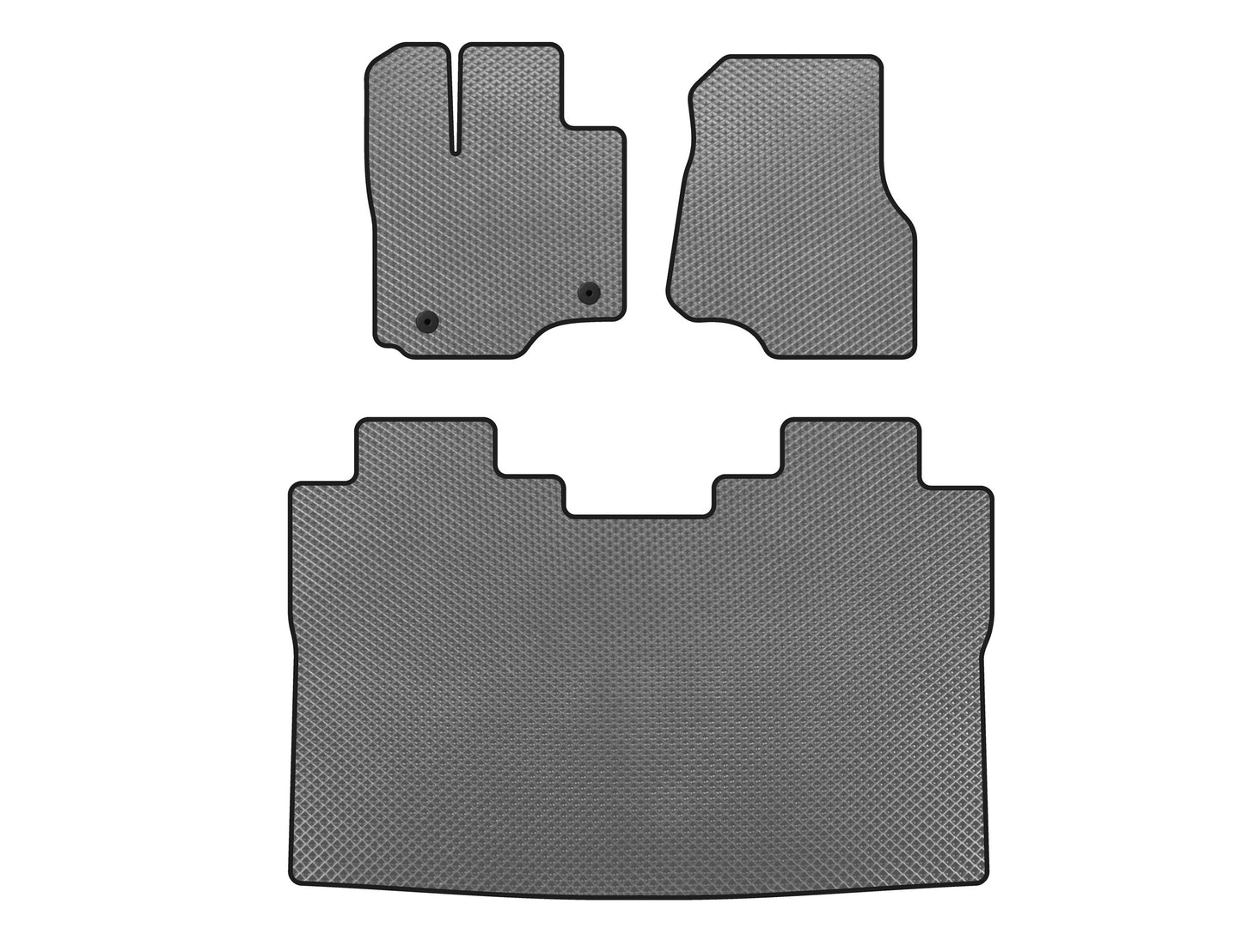 EVA Floor Mats (Raptor, Gray) for Ford F-150 2014-2021 - image 1