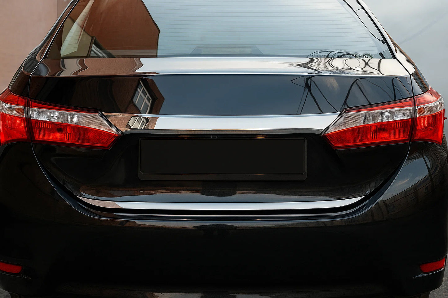 Trunk trim stainless steel for Toyota Corolla 2013-2019 - image 1