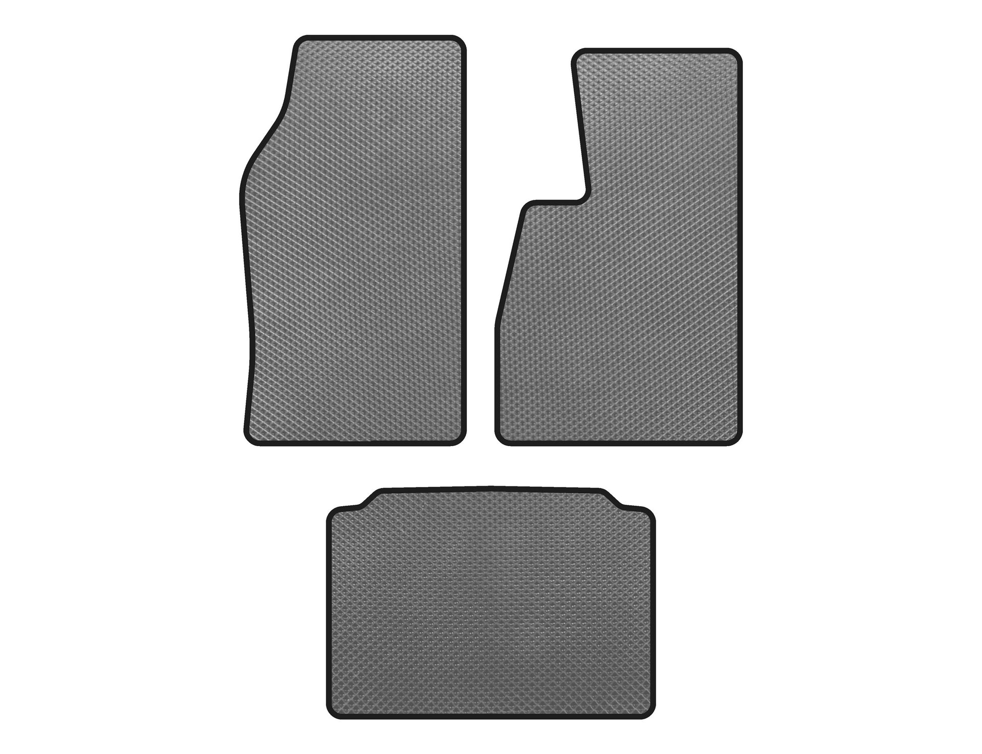 EVA Car Mats (Right-Hand Drive, Grey) for Jeep Grand Cherokee WK 2004-2010 - image 1