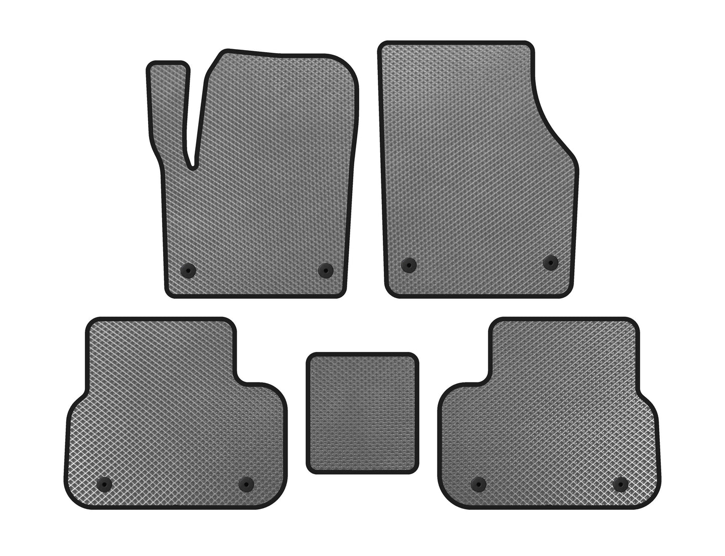 EVA Floor Mats (2014-2019, 2 Rows, Gray) for Land Rover Discovery Sport 2014- - image 1