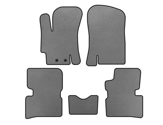 EVA Floor Mats (SD, Gray) for Hyundai Accent 2006-2010 - image 1