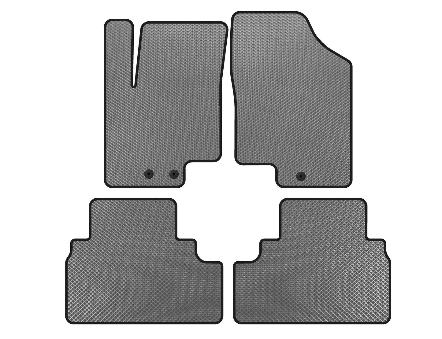EVA Floor Mats (Gray) for Kia Venga 2010-2019 - image 1