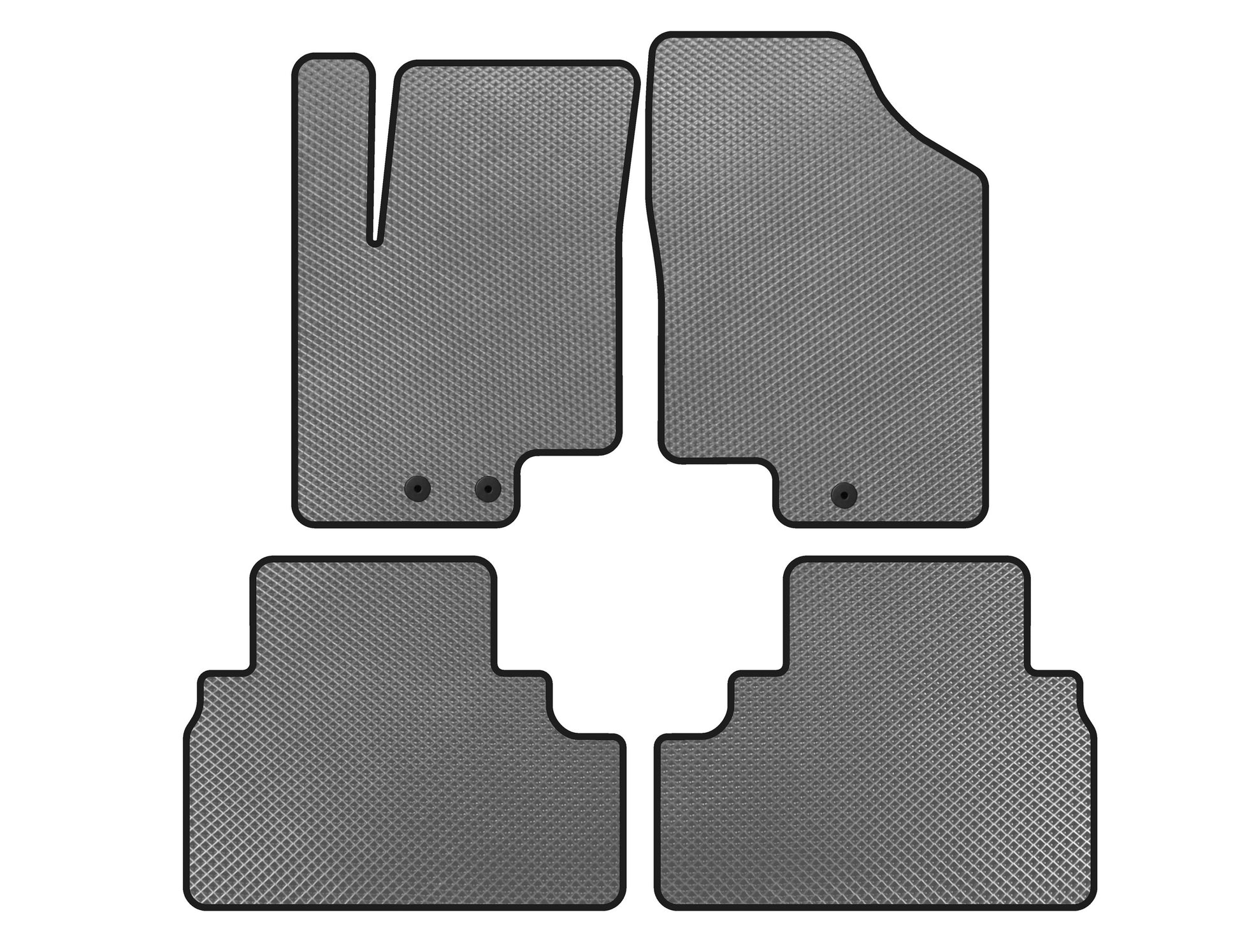 EVA Floor Mats (Gray) for Kia Venga 2010-2019 - image 1