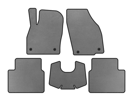 EVA Floor Mats (Automatic, Gray) for Skoda Kamiq 2019- - image 1