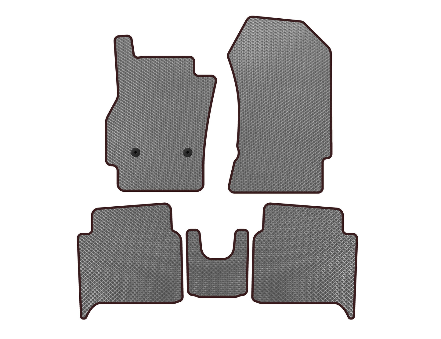 EVA Floor Mats (HB, Gray) for Renault Zoe 2012-2019 - image 1