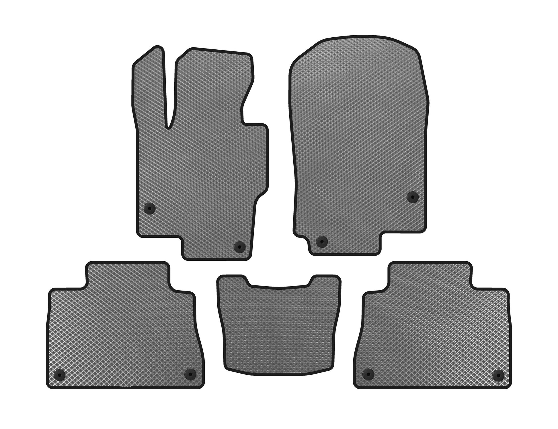 EVA Floor Mats (Gray) for Mercedes GLE coupe C167 2019- - image 1
