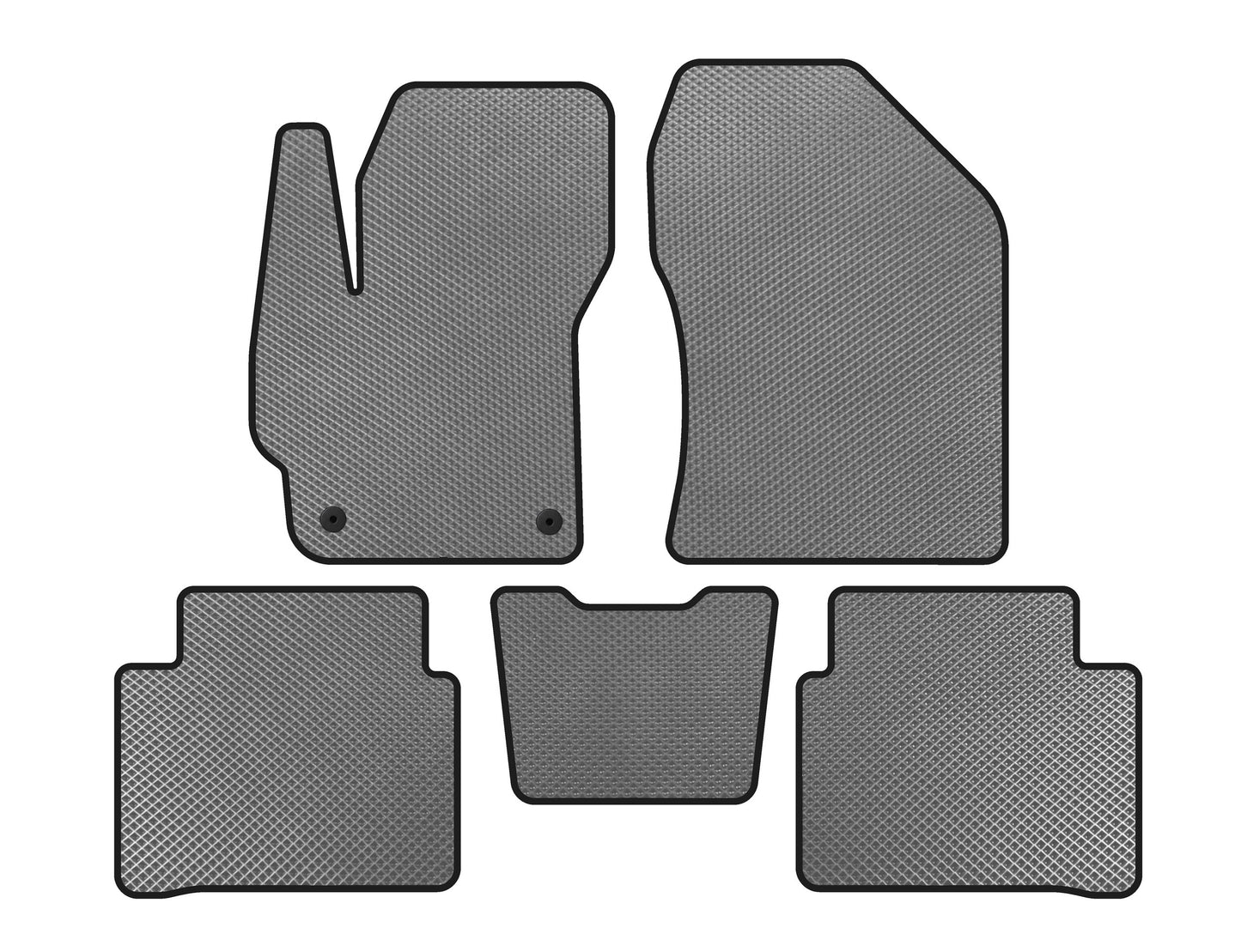 EVA Floor Mats (SD, Gray) for Toyota Corolla 2019- - image 1