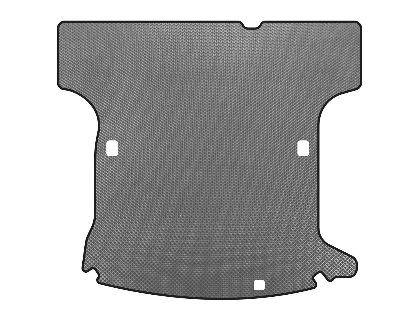 Trunk Mat (2005-2009, SW, 5-Seater, Grey) for Renault Logan I 2005-2008 - image 1