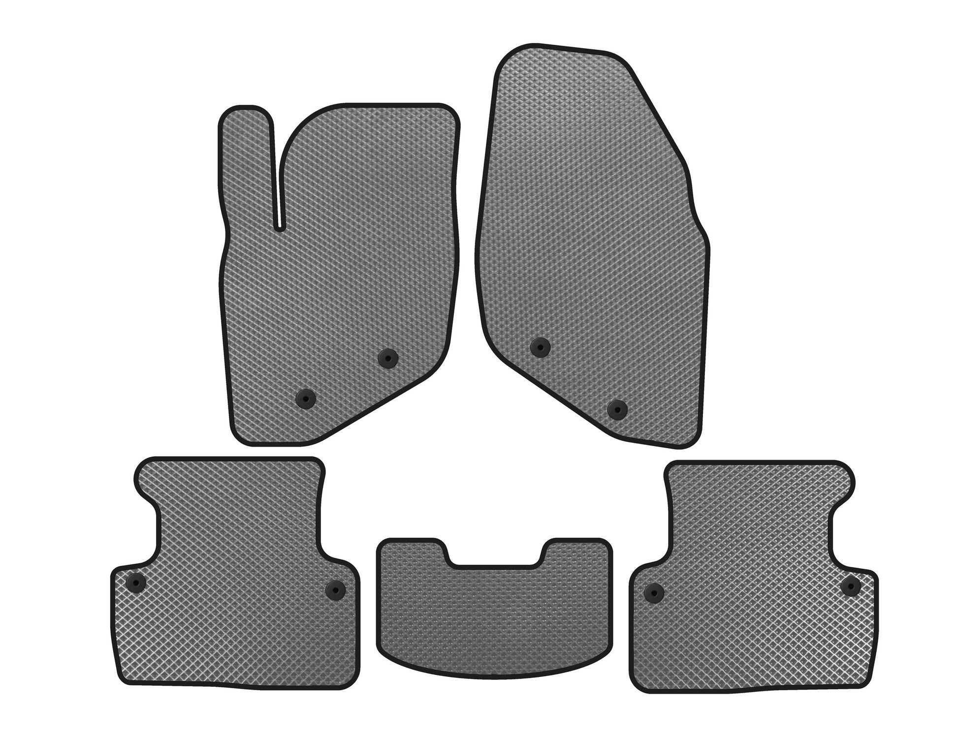EVA Floor Mats (Gray) for Volvo V70 2000-2007 - image 1
