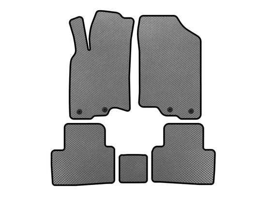 EVA Floor Mats (HB, Hybrid, Gray) for Honda Insight II 2009-2014 - image 1