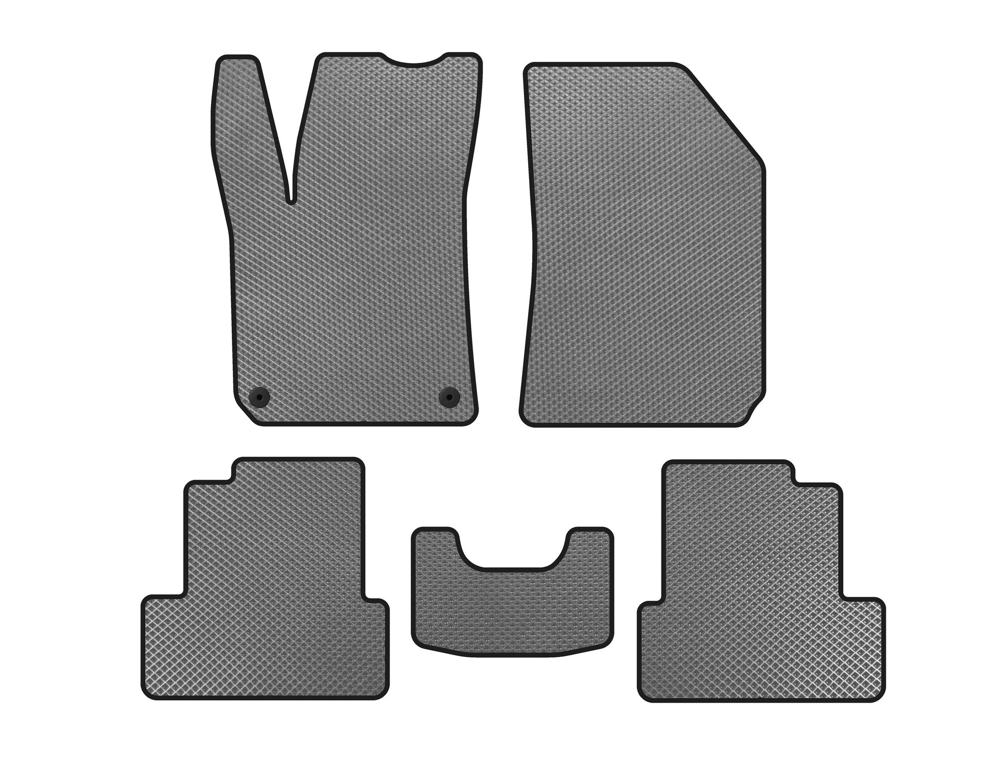 EVA Floor Mats (Gray) for Peugeot 308 2014-2021 - image 1