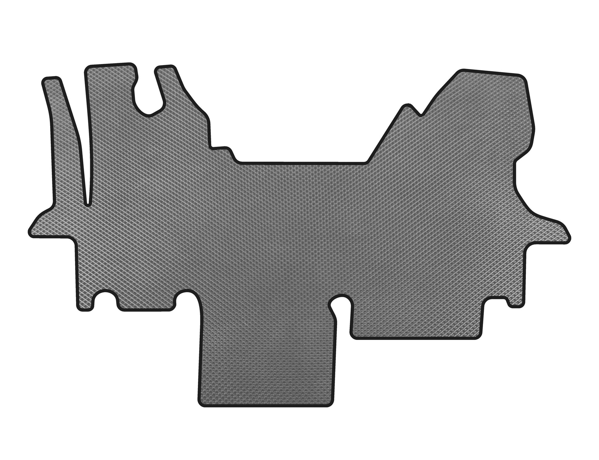 EVA Floor Mats (2003-2010, Gray) for Renault Master 1998-2010 - image 1