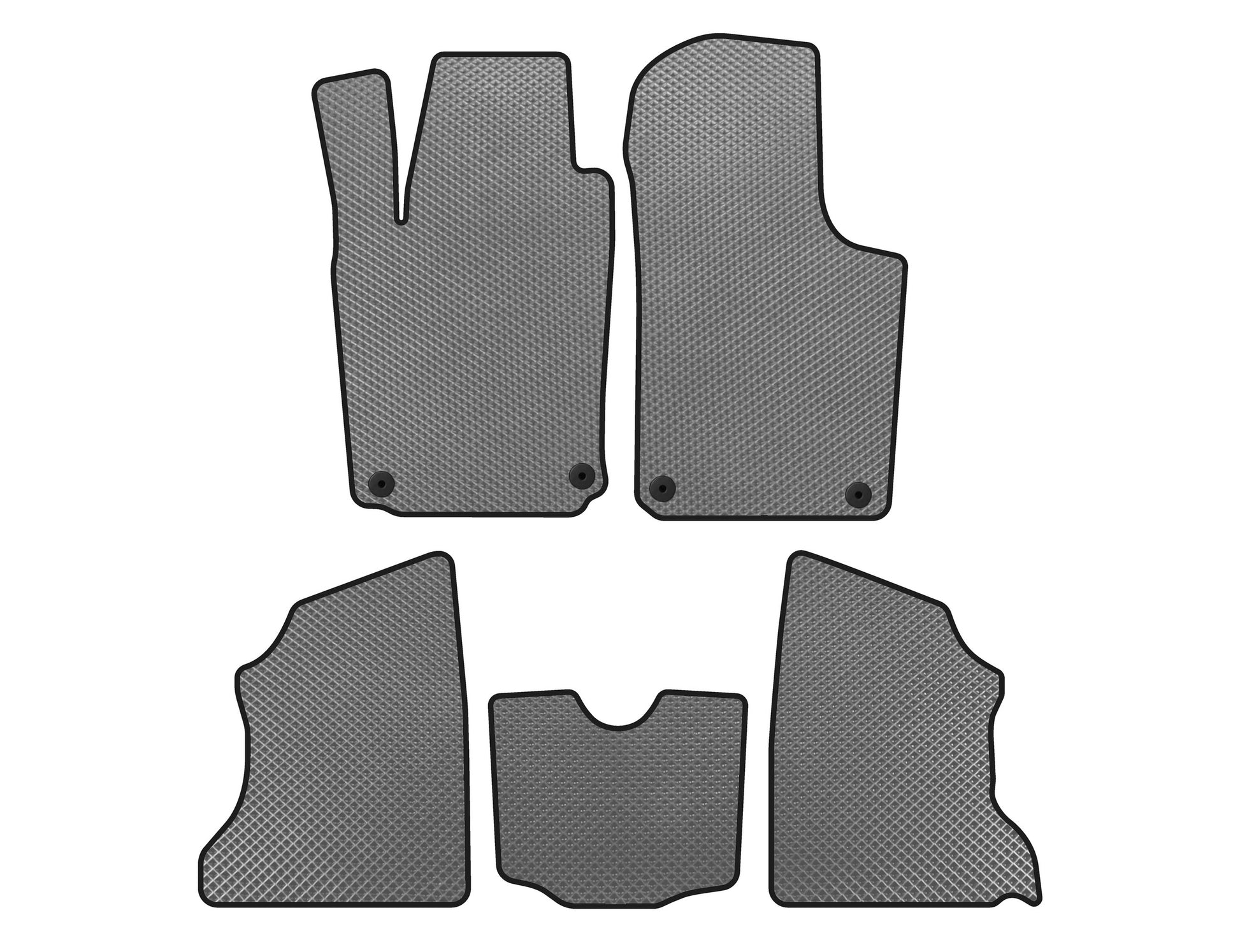 EVA Floor Mats (Gray) for Opel Combo 2002-2012 - image 1