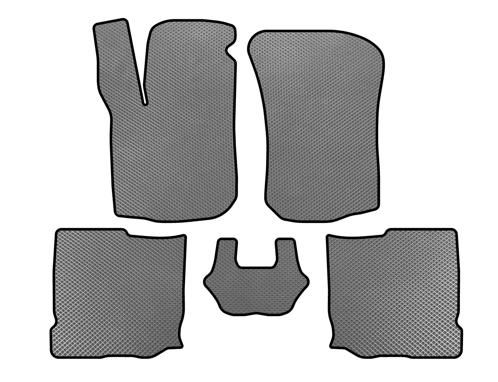 EVA Floor Mats (HB, 5-Door, Gray) for Seat Leon 1999-2005 - image 1