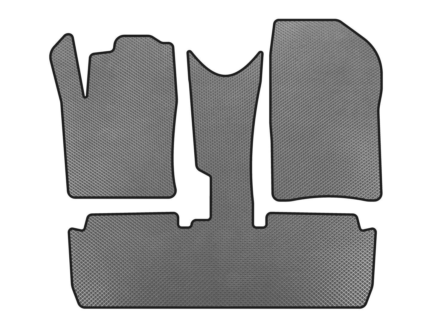 EVA Floor Mats (Pre-Facelift, Gray) for Citroen Xsara Picasso 1999-2012 - image 1