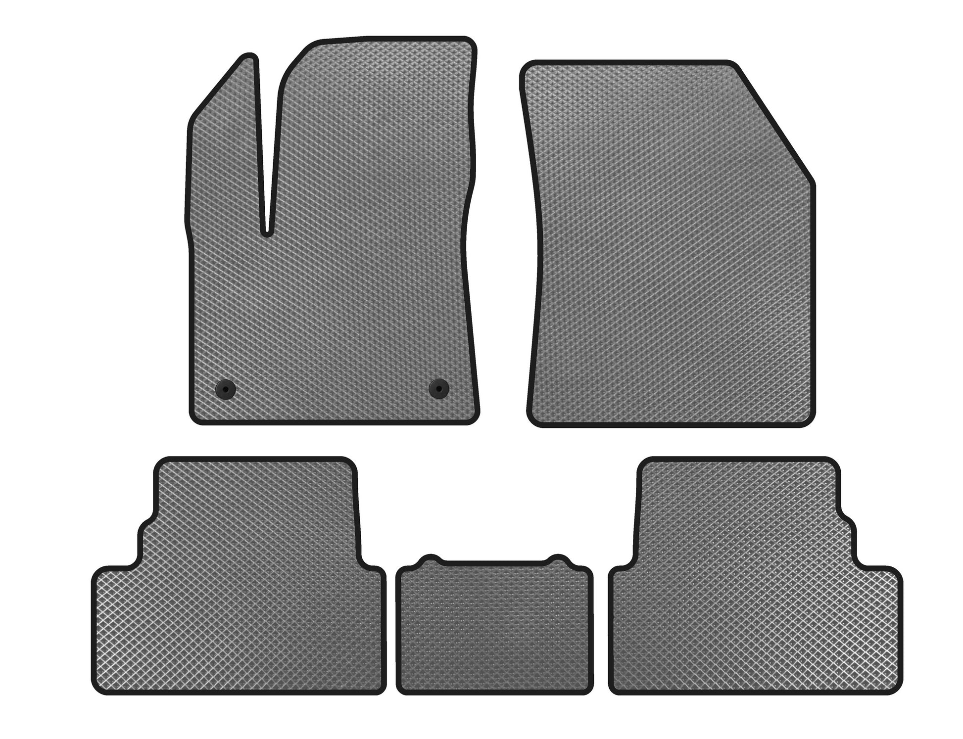 EVA Floor Mats (2017-2021, Gray) for Opel Grandland X 2017- - image 1
