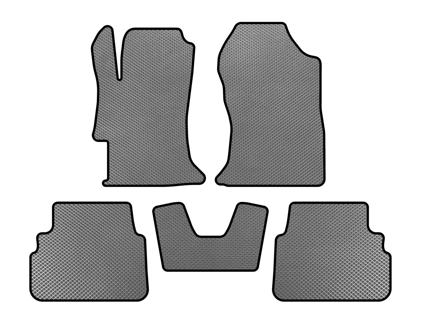 EVA Floor Mats V1 (Gray) for Subaru XV 2017-2023 - image 1
