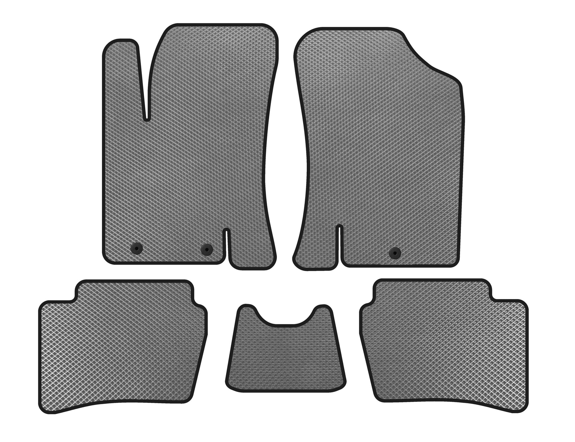 EVA Floor Mats (HB, Gray) for Hyundai I-20 2008-2012 - image 1