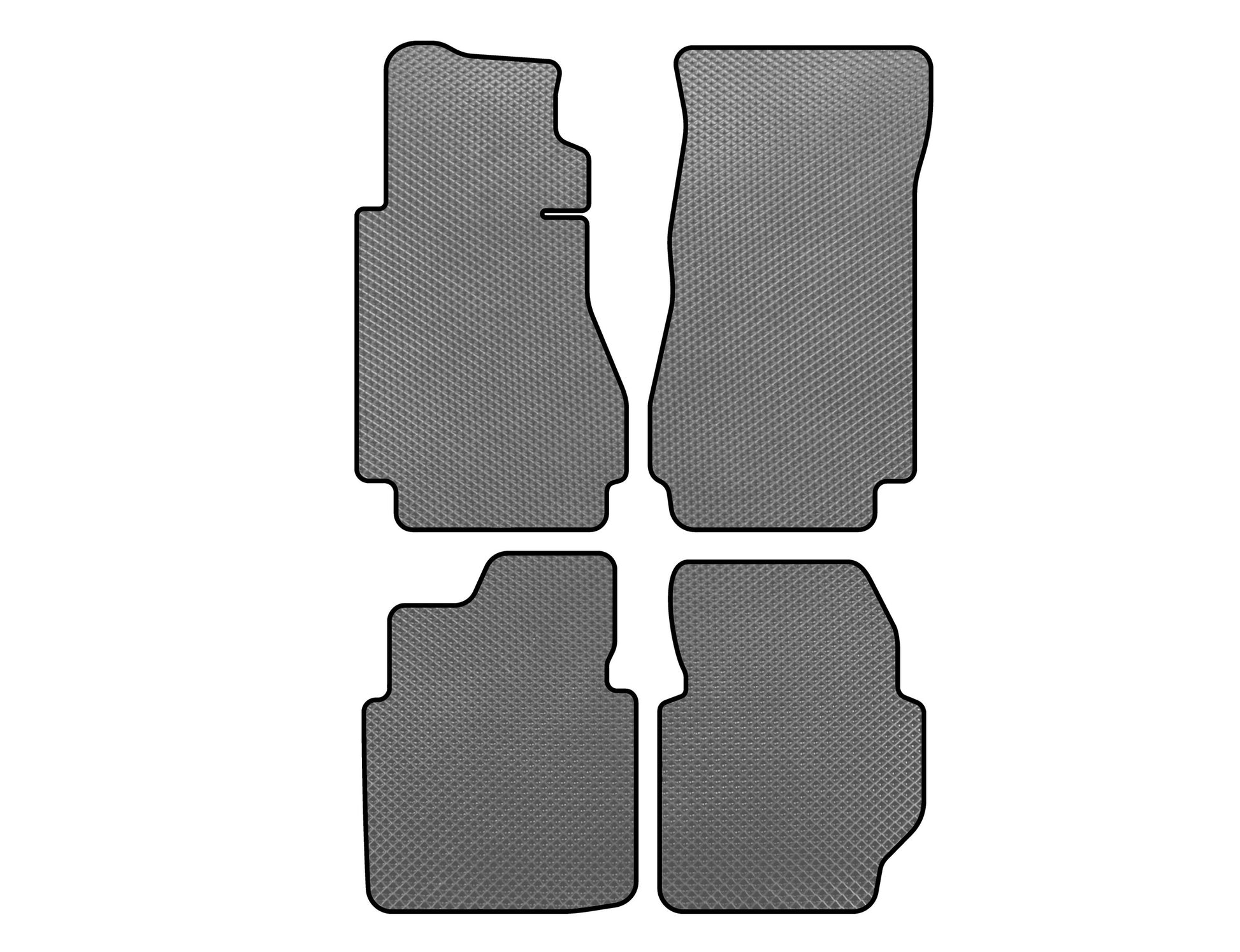 EVA Floor Mats (Gray) for Mercedes W123 1975-1986 - image 1