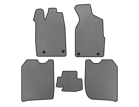 EVA floor mats (1982-1988, Sedan, Gray) for Audi 100 C3 1988-1991 - image 1