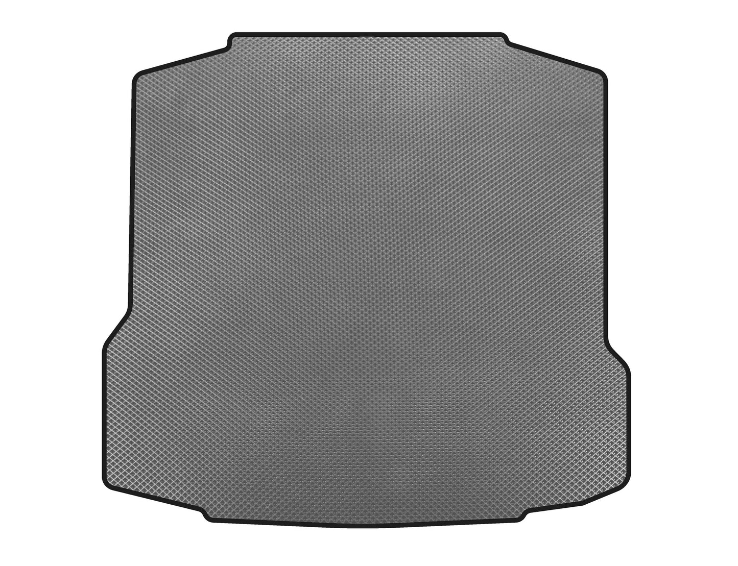 Trunk Mat (Liftback, Gray) for Skoda Rapid 2012-2019 - image 1