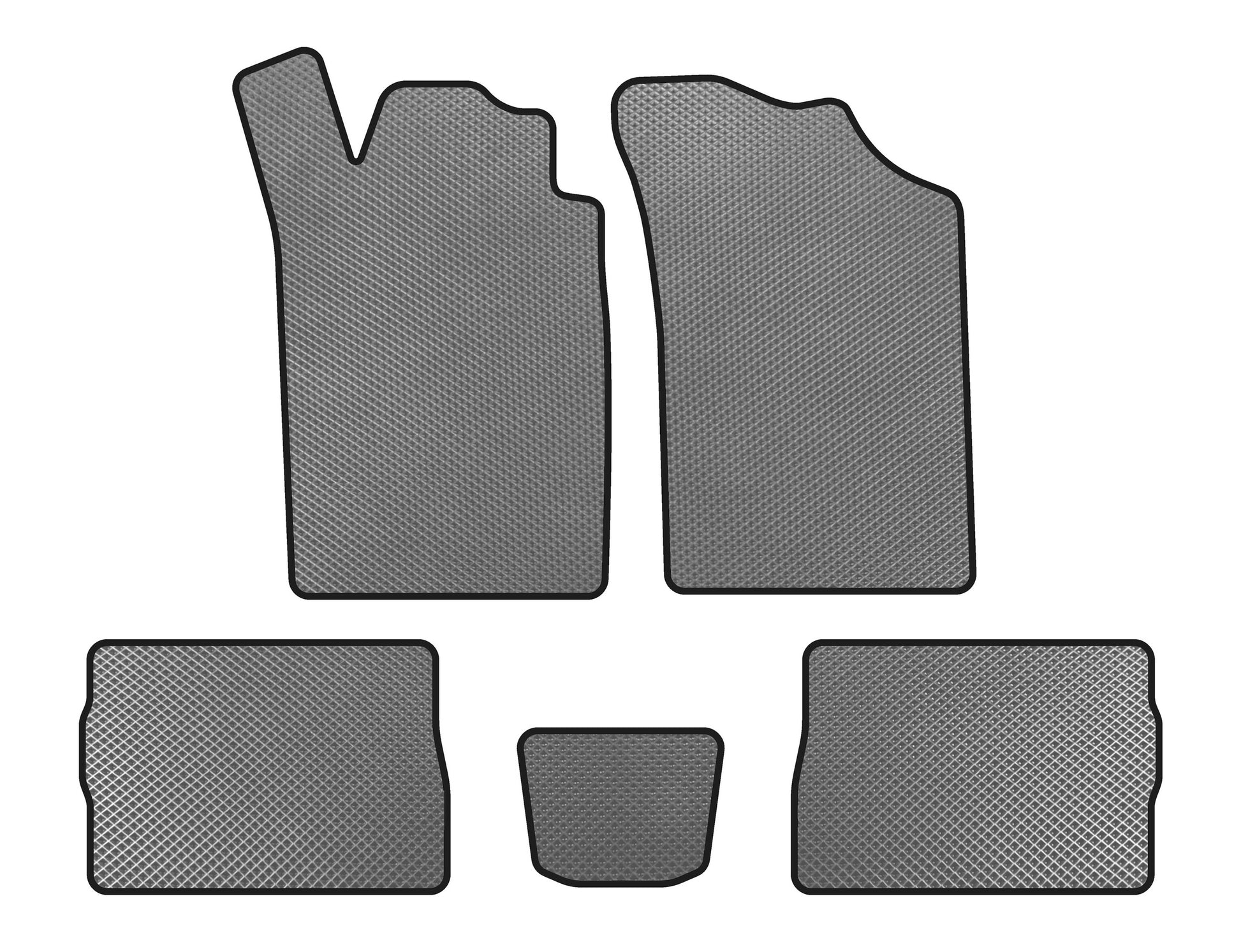 EVA Floor Mats (SD, Gray) for Renault Symbol 1999-2008 - image 1