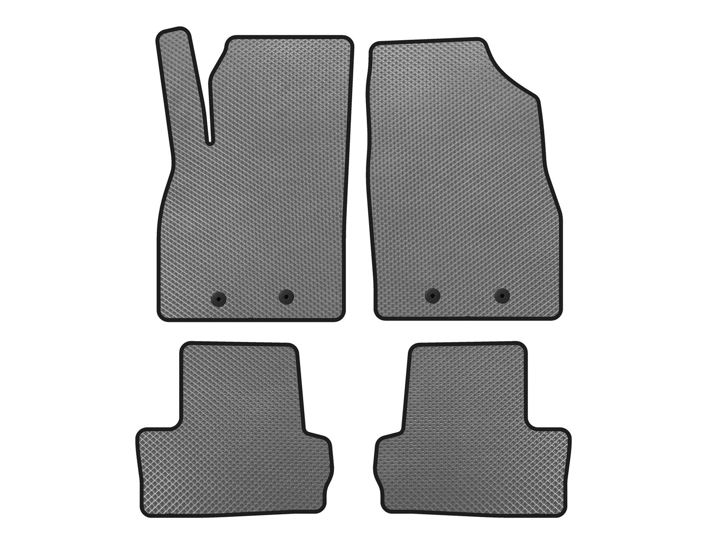 EVA Floor Mats (LB, Hybrid, Gray) for Opel Ampera 2011-2016 - image 1