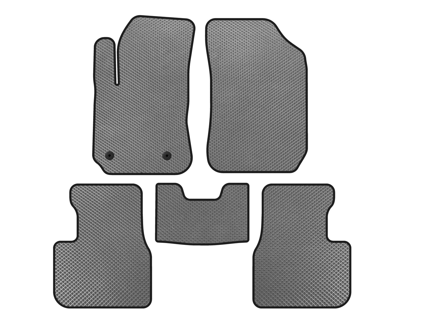 EVA Floor Mats (Gray) for Citroen Cactus 2014-2020 - image 1