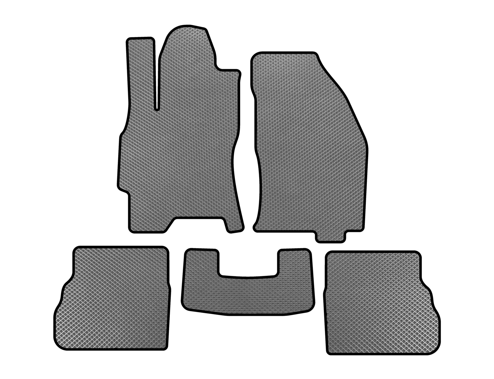 EVA Floor Mats (SD, Gray) for Ford Mondeo 1996-2001 - image 1
